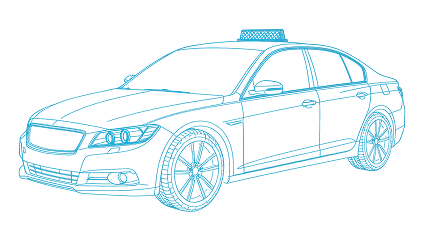 Passenger car illustration